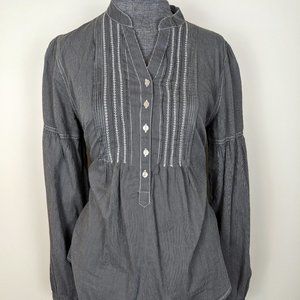 Converse Boho Prairie Peasant Blouse Tunic Top M